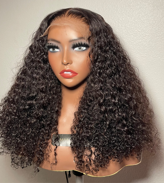 20” Virgin Curly HD Lace Wig | Pre-Plucked & Styled | Glueless