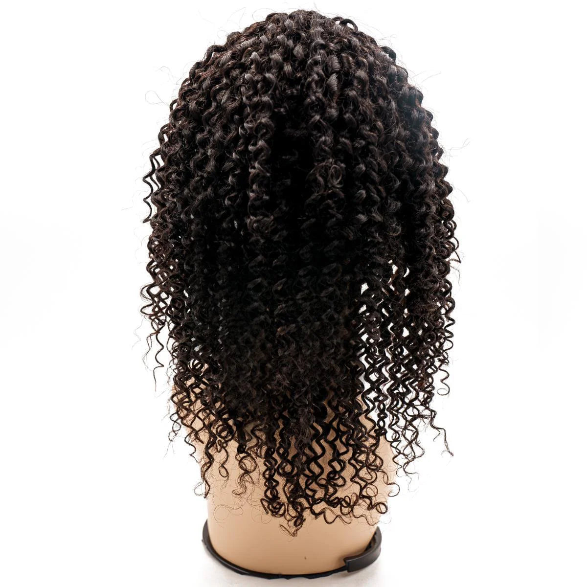 Curly Fine Mono Lace Front PU Medical Wig