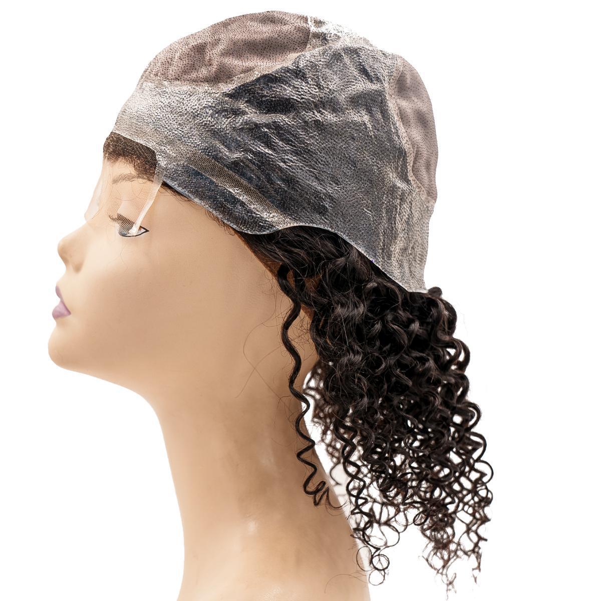 Curly Silicone Skin Medical Wig